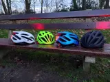 Велосипедный шлем для взрослых с задним фонарём Pro Sport Lights, матовый чёрный — фото 5