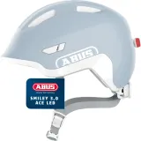 Детский велосипедный шлем ABUS Smiley 3.0 Ace LED синий — фото 1