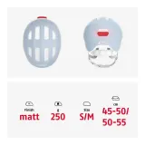 Детский велосипедный шлем ABUS Smiley 3.0 Ace LED синий — фото 5