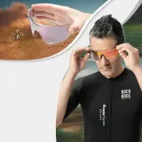 Велосипедные очки Rockbros Road to Sky с тремя сменными линзами — фото 6