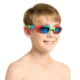 Детские очки для плавания Zoggs Super Seal Junior, красно-синие — фото 3