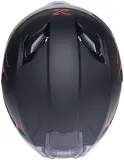 SKF Мотоциклетный шлем-интеграл SPEC-X SX-82.03/R2 чёрный матовый с красным, размер XXL — фото 1