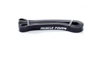 Резиновая петля-эспандер Muscle Power Power Band, чёрная