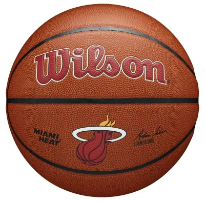 Мяч баскетбольный Wilson NBA Team Alliance Miami Heat размер 7