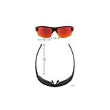 Солнцезащитные очки Goggle E4552P унисекс черные матовые — фото 5