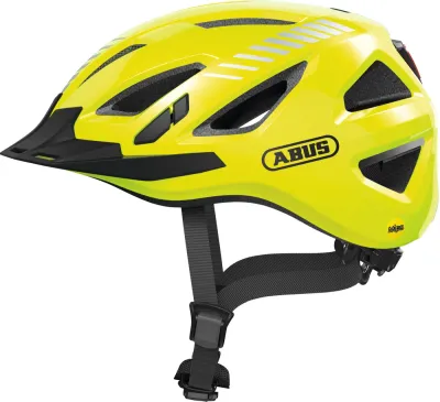 Велосипедный шлем ABUS Urban-I 3.0 Mips жёлтый сигнальный