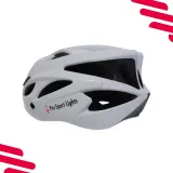 Велосипедный шлем для взрослых Pro Sport Lights белый — фото 3