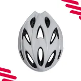 Велосипедный шлем для взрослых Pro Sport Lights белый — фото 4