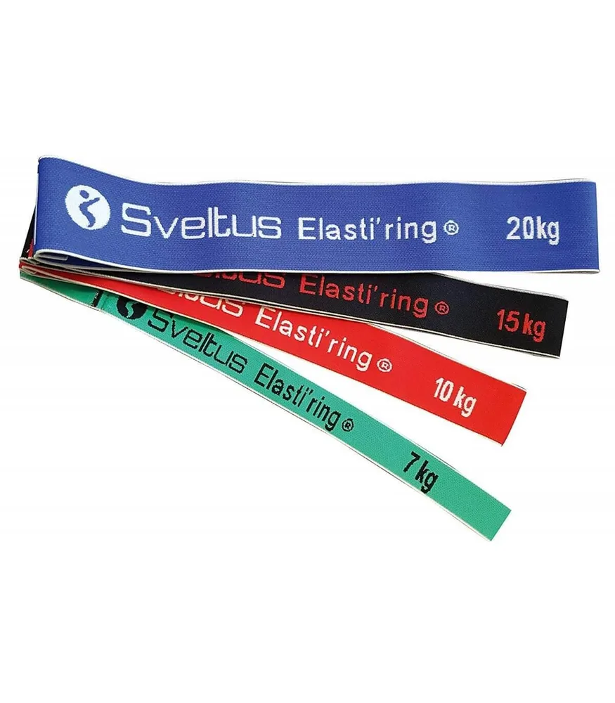 Elastiband Набор эластичных лент для фитнеса Sveltus, 4 штуки
