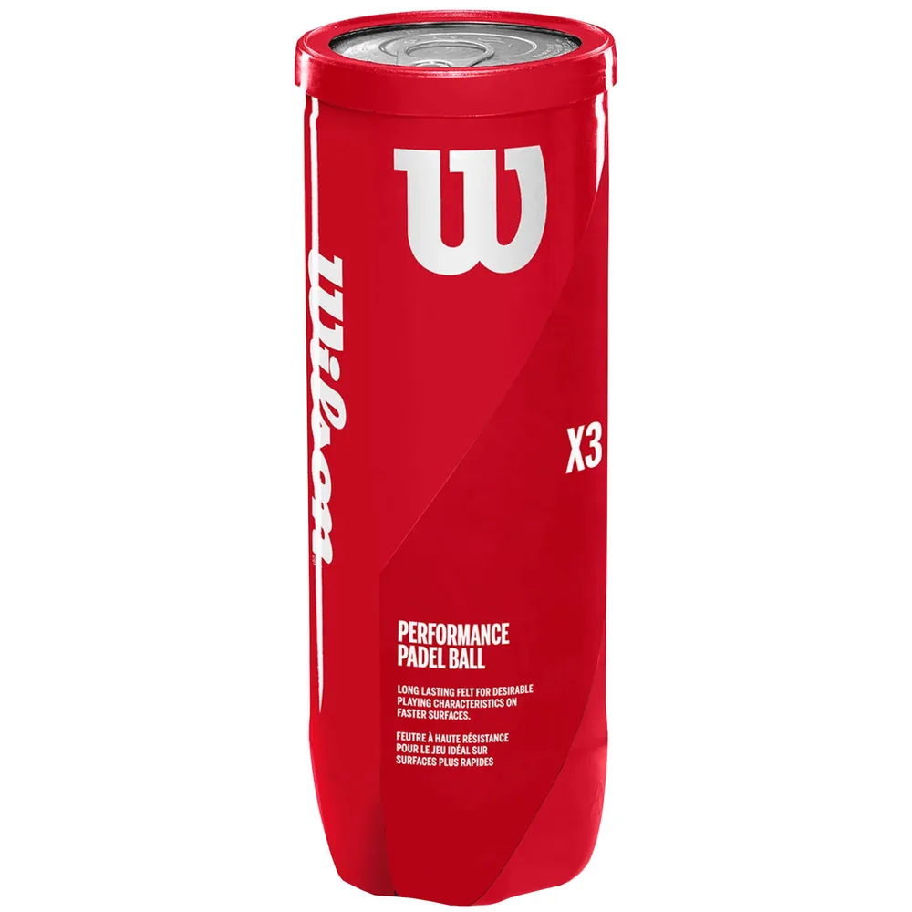 Мячи для падела Wilson X3 Pack Padel Ball, 3 штуки