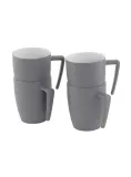 Набор кружек туристических Outwell Gala 4 Person Mug Set, Серый — фото 3