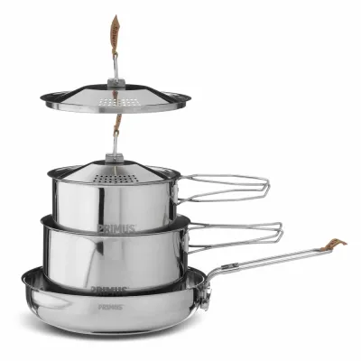 Набор туристической посуды из нержавеющей стали Primus Campfire Cookset Small