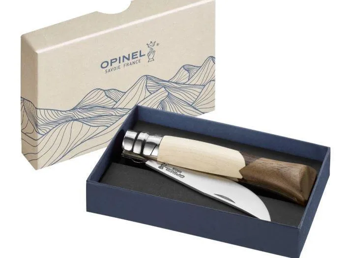 Складной нож с деревянной рукоятью Opinel Clime No.09