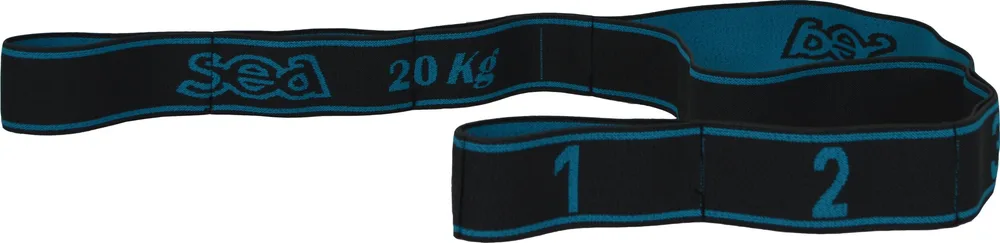 Эластичная лента с рукоятками Sporti France Sea, сопротивление 20 кг