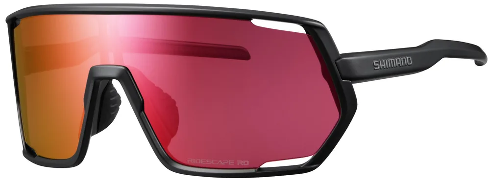 Очки велосипедные SHIMANO TECHNIUM 2, черный матовый, линза Ridescape Road