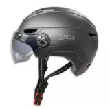 Шлем для скоростных электровелосипедов Lynx Visor Pro с визором, чёрный — фото 1