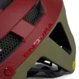 Велосипедный шлем Endura Singletrack Mips кирпично-красный — фото 6