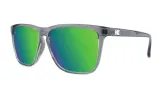 Солнцезащитные очки Knockaround Fast Lanes Sport Clear Grey для взрослых, категория 3, с поляризацией — фото 3