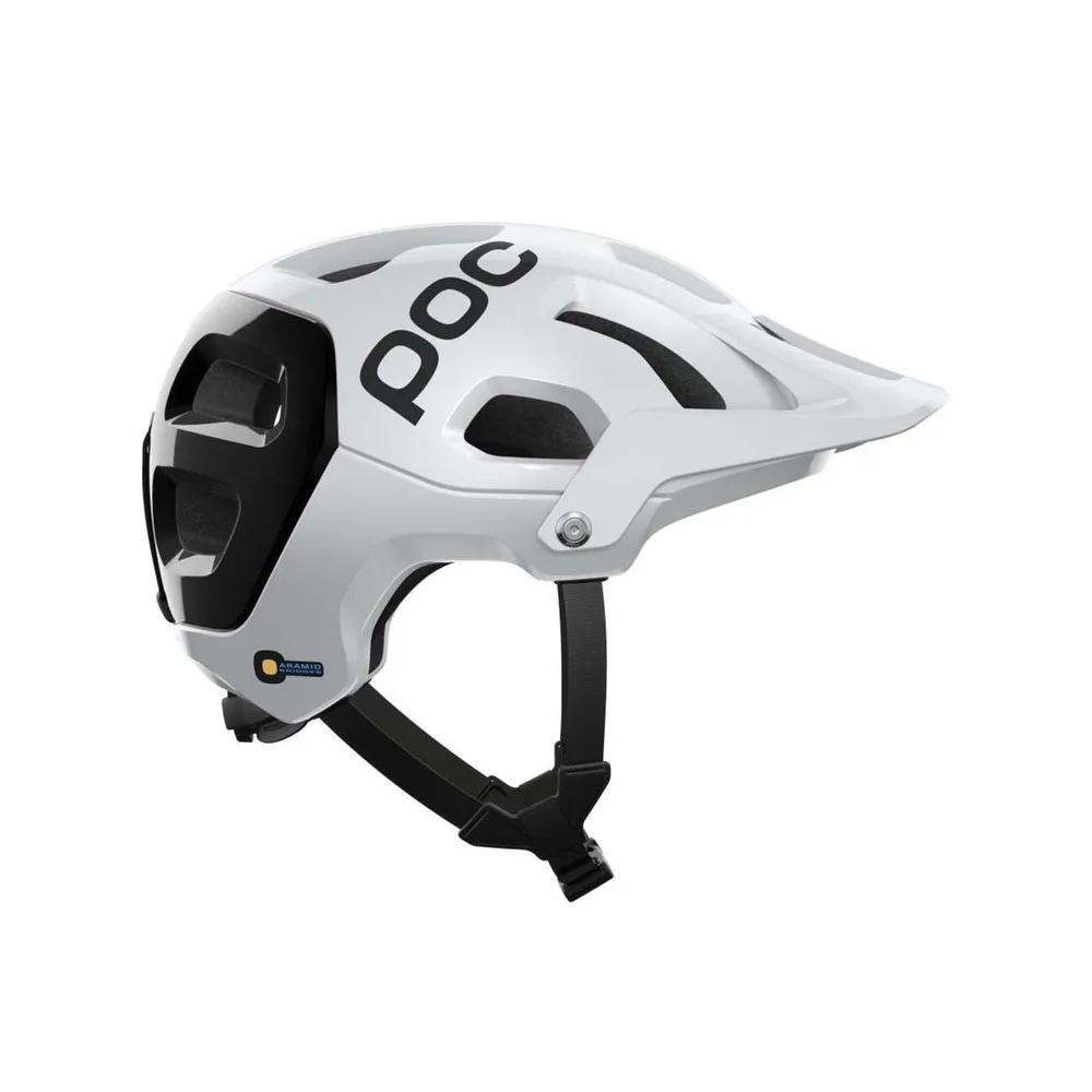 Велосипедный шлем POC Tectal Race MIPS белый, размер L
