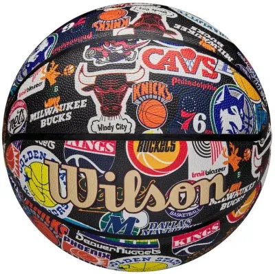 Мяч баскетбольный Wilson NBA All Team Retro, размер 7