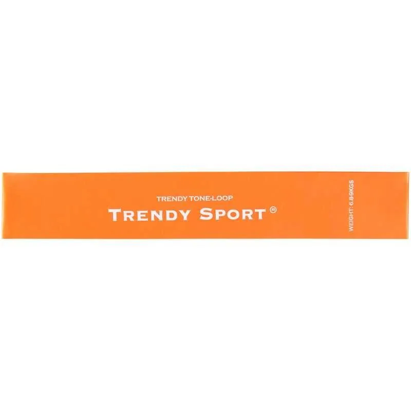 Резиновая петля-эспандер Trendy оранжевая, экстра слабая