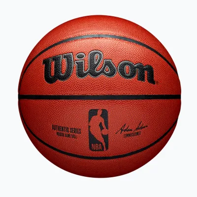 Мяч баскетбольный Wilson NBA Authentic Indoor оранжевый, размер 6