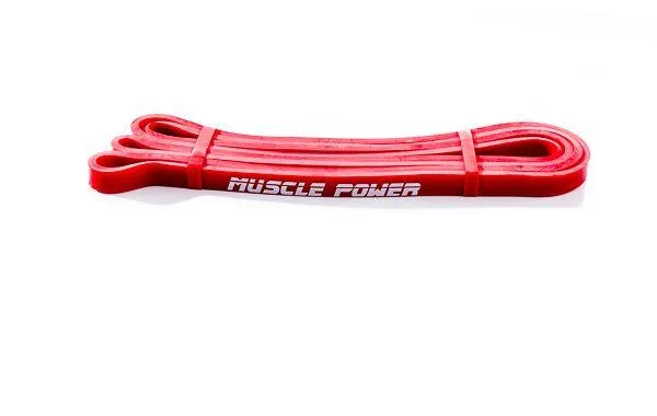 Резиновая петля Power Band Muscle Power, красная