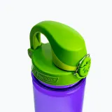 Бутылка детская Nalgene OTF Kids 12 oz фиолетовая с корком-ящерицей — фото 3