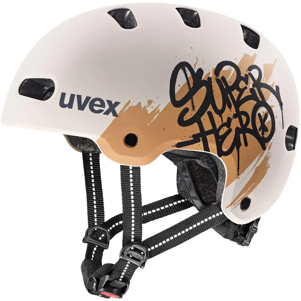 Детский велосипедный шлем UVEX Kid 4 style, бежевый