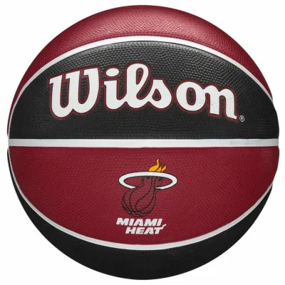 Мяч баскетбольный Wilson NBA Team Miami Heat, размер 7