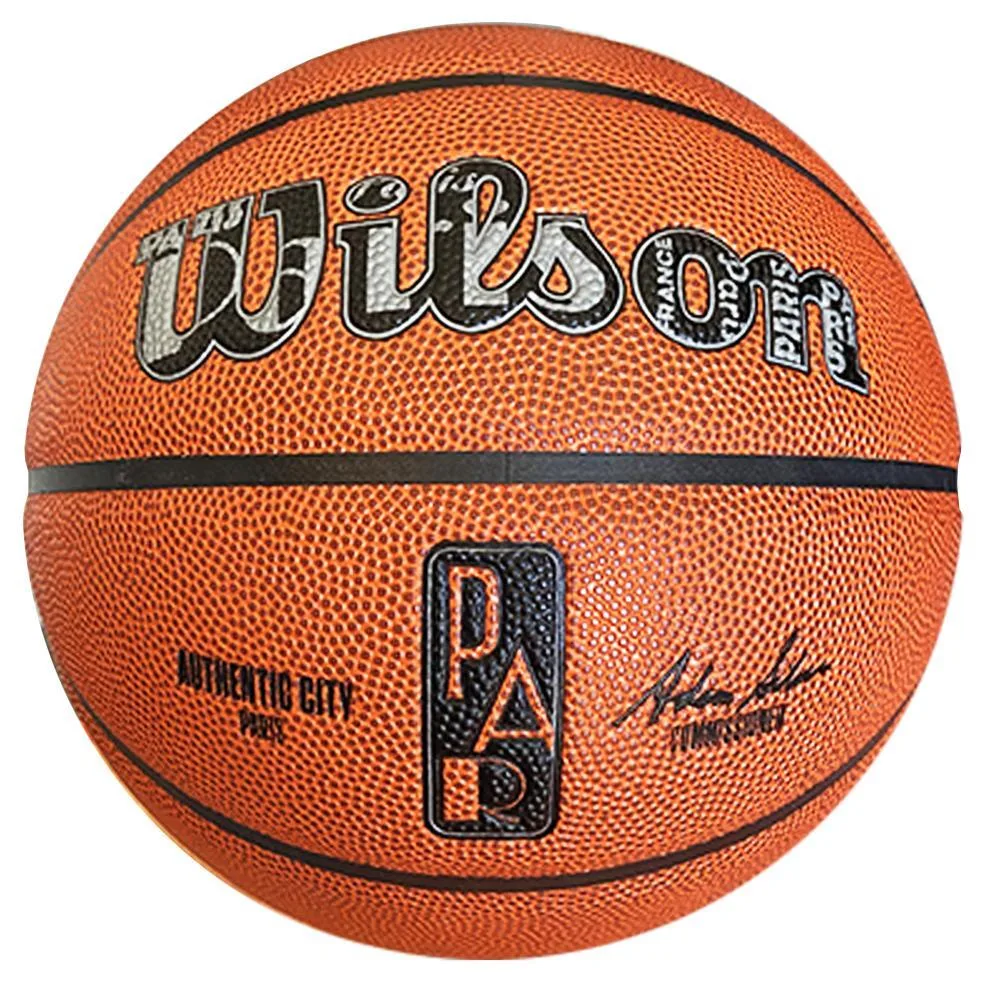 Мяч баскетбольный Wilson NBA Authentic City Paris Basketball, размер 7