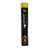 Воланы перьевые для бадминтона Dunlop Aeroflite 5, скорость 78, 12 шт — фото 1