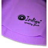 Indigo Sports Шапочка для плавания INDIGO для длинных волос силиконовая фиолетовая — фото 5