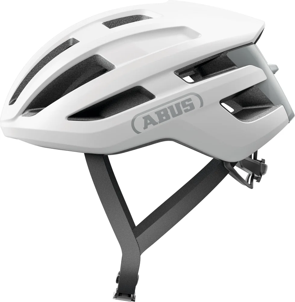 Шоссейный велосипедный шлем Abus PowerDome, 54-58 cm, Ультрабелый