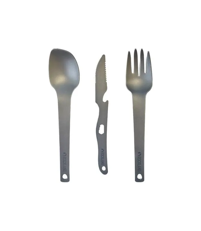 Набор туристических столовых приборов Rockland Titanium Pure