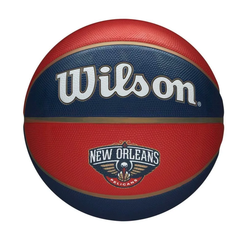 Мяч баскетбольный Wilson NBA Team New Orleans Pelicans, размер 7