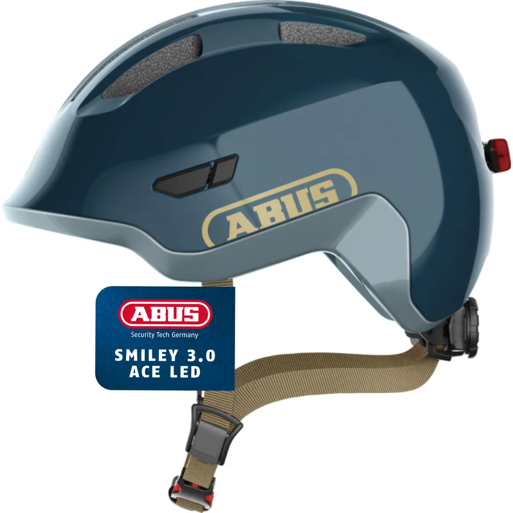 Детский велосипедный шлем Abus Smiley 3.0 ACE LED