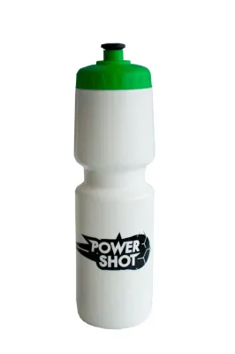 Power Shot Набор из 5 бутылок для воды - белый/зеленый