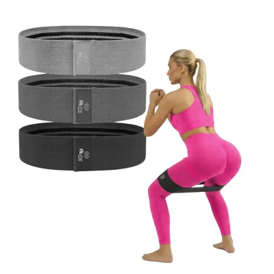 Тканевые резинки для тренировок Fit.Me, набор 3 шт