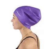 Indigo Sports Шапочка для плавания INDIGO XXL силиконовая для длинных волос — фото 1