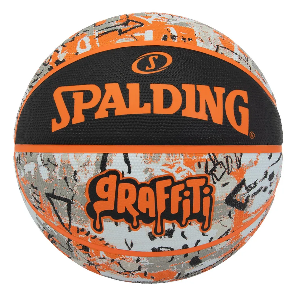 Мяч баскетбольный Spalding Orange Graffiti Rubber размер 5