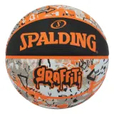 Мяч баскетбольный Spalding Orange Graffiti Rubber размер 5 — фото 1
