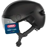 Велосипедный шлем Abus Hud-Y Ace, 57 - 61 cm, Чёрный — фото 1