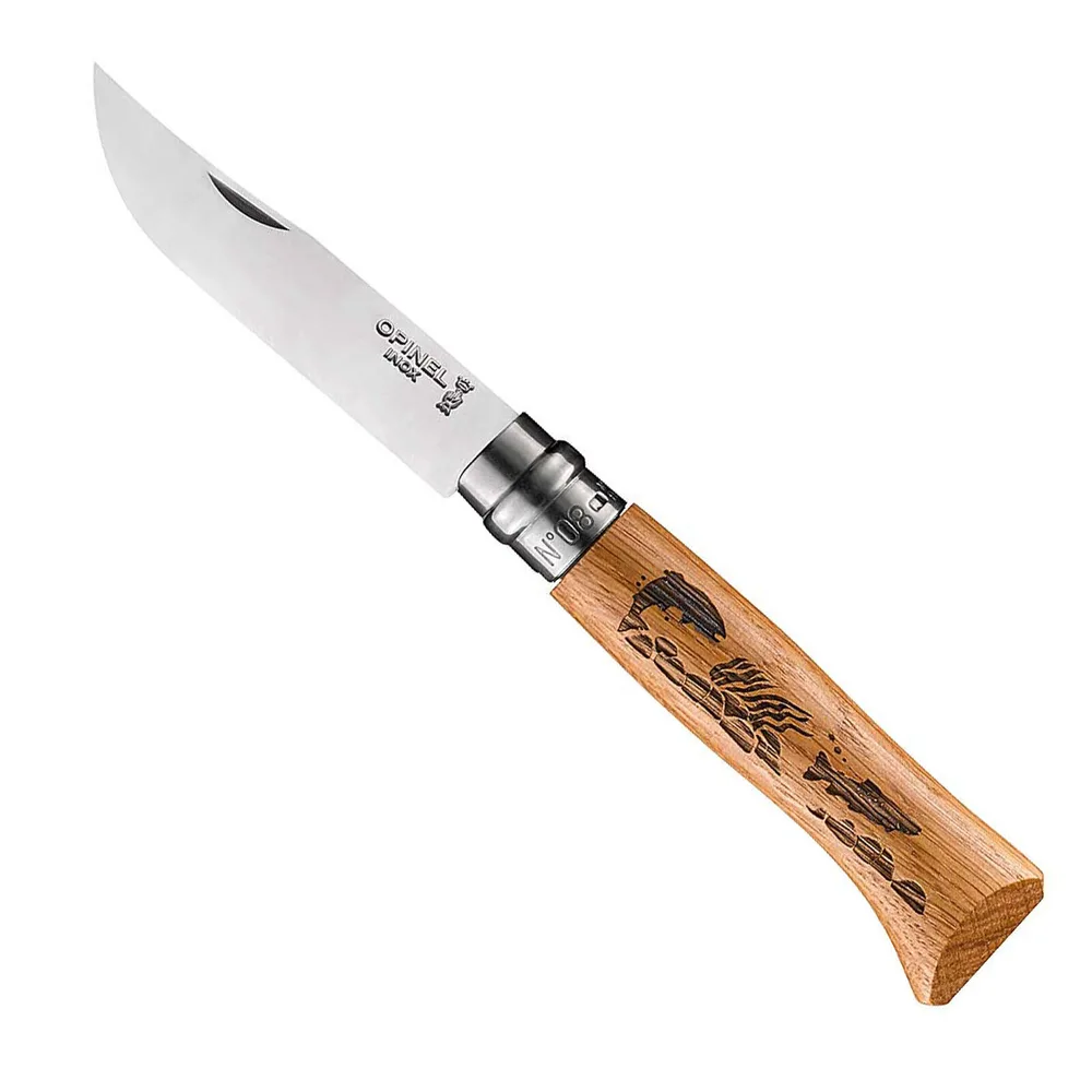 Нож складной Opinel Animalia Animals No.08, нержавеющий