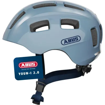 Велосипедный шлем Abus Youn-I 2.0 Glacier Blue, размер S 48-54 см