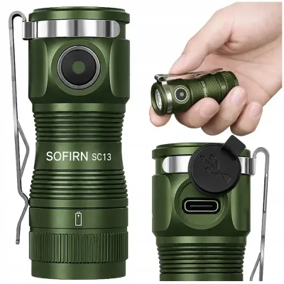 Туристический фонарь Sofirn SC13 1300 лм, магнитный, USB-C