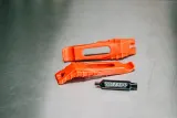 Ключ для выкручивания золотников Trezado алюминиевый и две монтажки для покрышек — фото 2