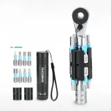 Мультитул велосипедный Rockbros TG-8601 с трещоткой и восемью битами S2 — фото 1