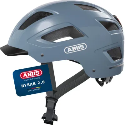 Шлем велосипедный Abus Hyban 2.0 Glacier Blue, M 52-58 см