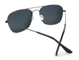 Очки солнцезащитные Knockaround, категория 3, поляризация, чёрные — фото 2
